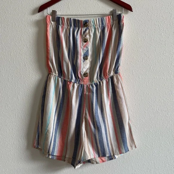 strapless romper - Picture 8 of 11